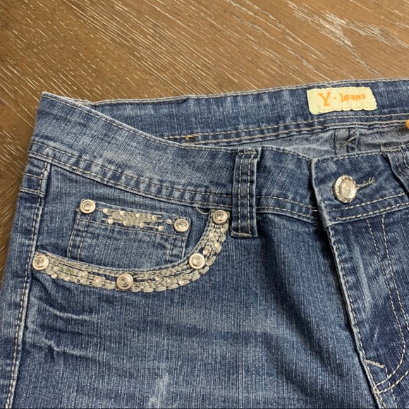 Firm Price- Blue medium jeans with decorative pockets - Picture 4 of 13